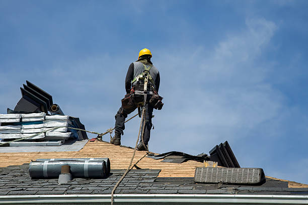 Professional Roofing technician working in Wallops Island, VA